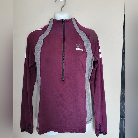 Victoria's Secret Pink Jacket with Gray Trim, Size Small - Picture 1 of 6